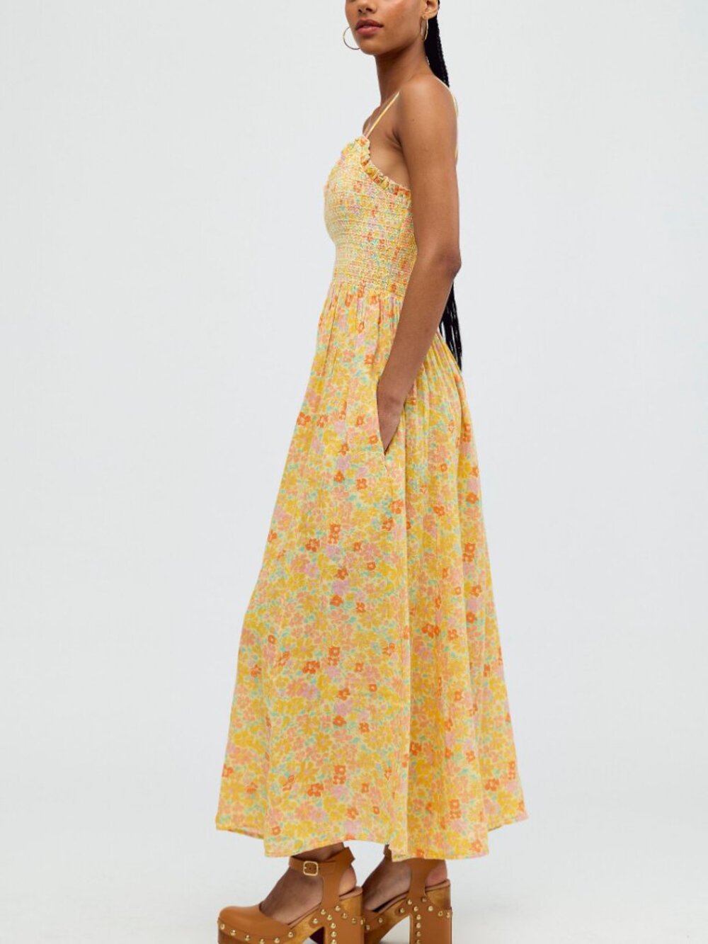 FREE PEOPLE Sweet Nothings Midi / Lemon Icing Combo - Picture 2 of 5